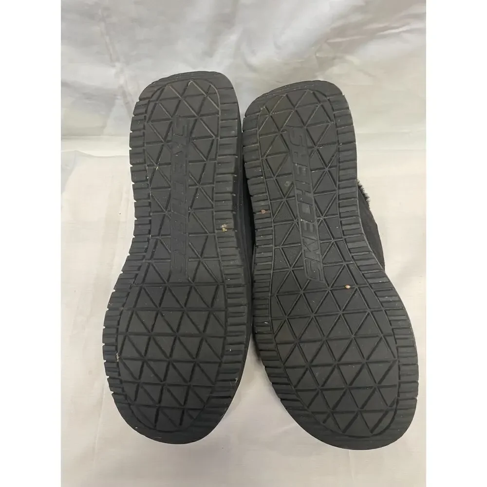 Skechers Men's Muretta-Scofield Faux Fur Lining Slip-On Design Size 12 Black